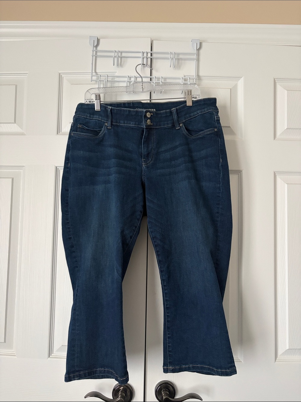 Denver Hayes Dark Blue Cropped Jeans